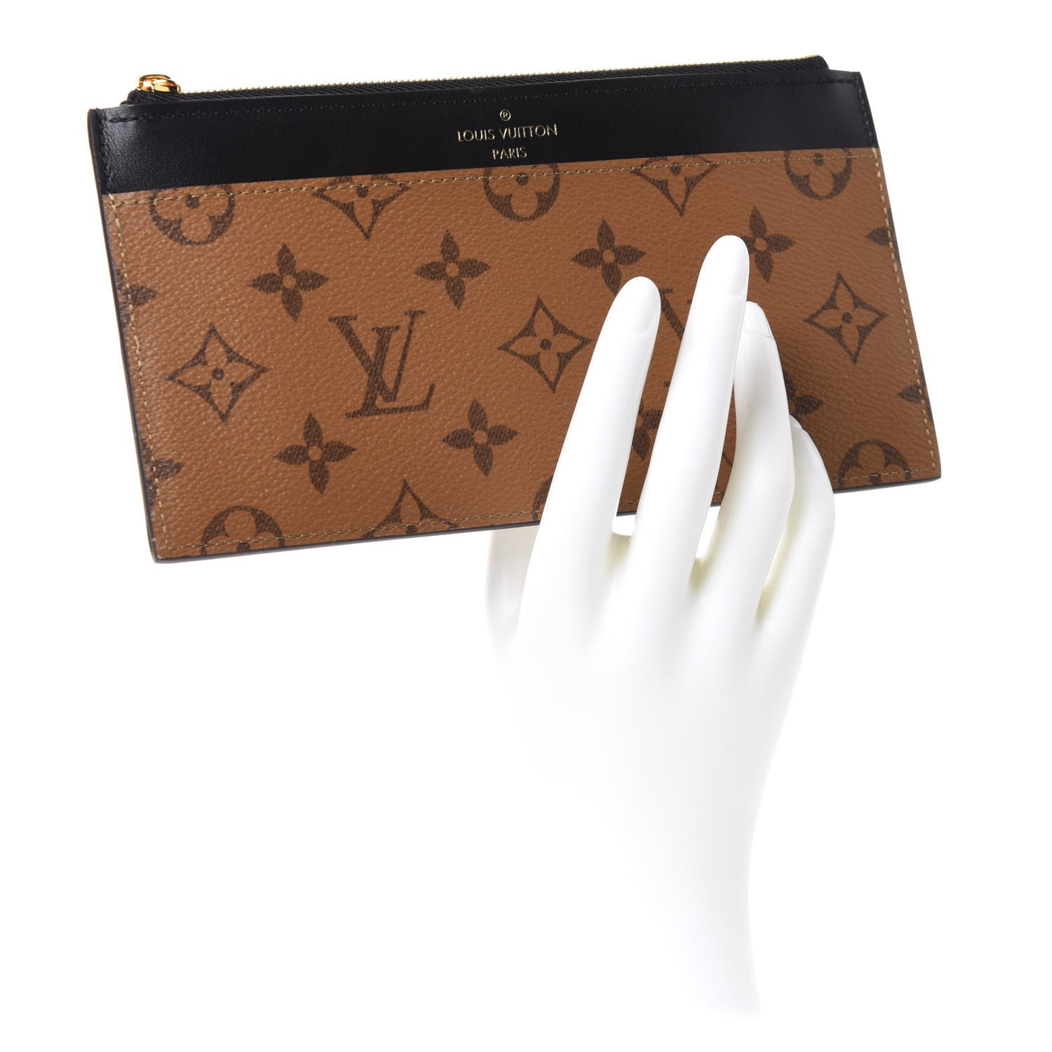 Louis Vuitton Reverse Monogram Slim Purse 2 of 7