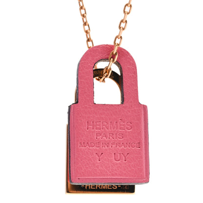 Hermes Swift Small O'Kelly Pendant Necklace Rose Confetti 5 of 6