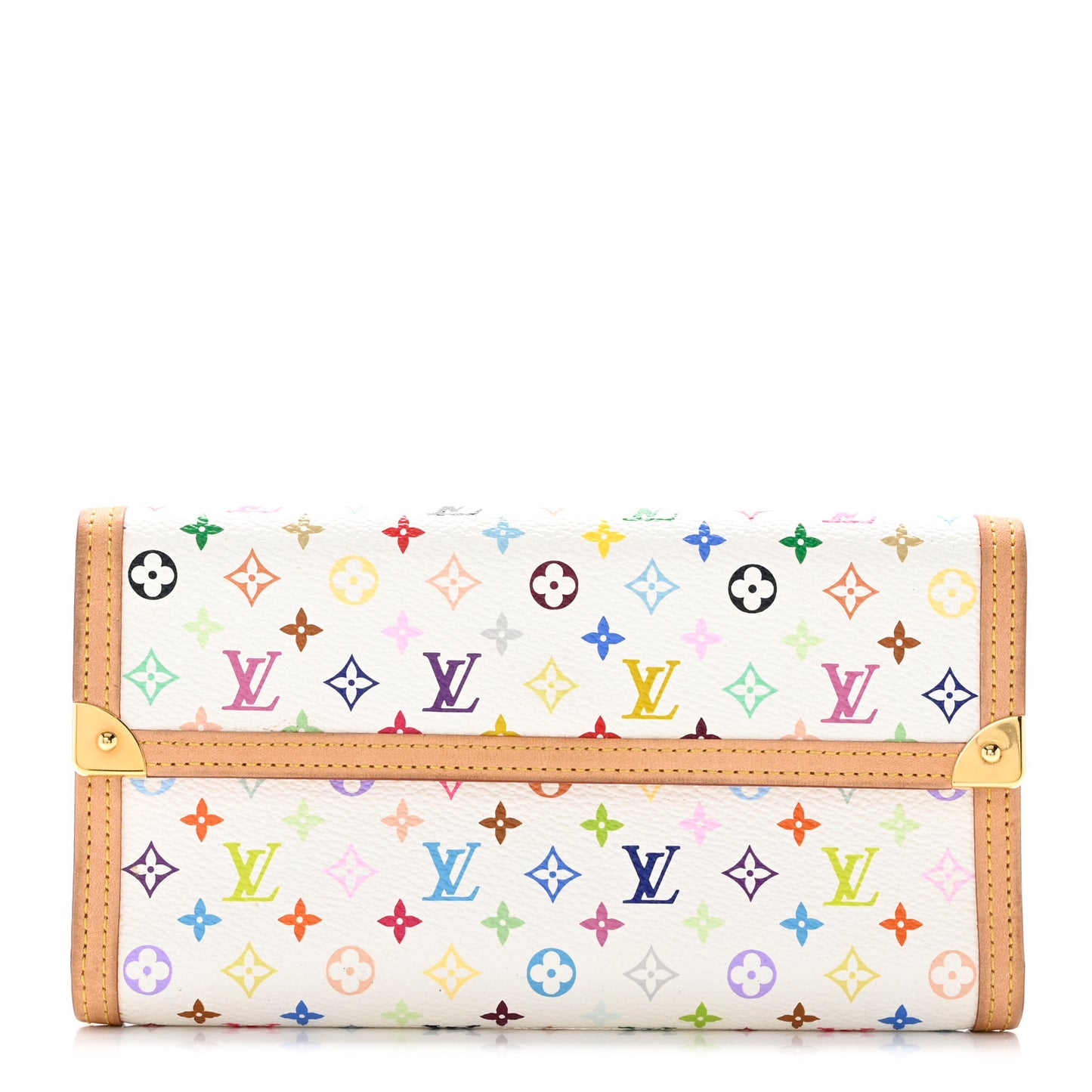 Monogram Multicolor Porte Tresor International Wallet White