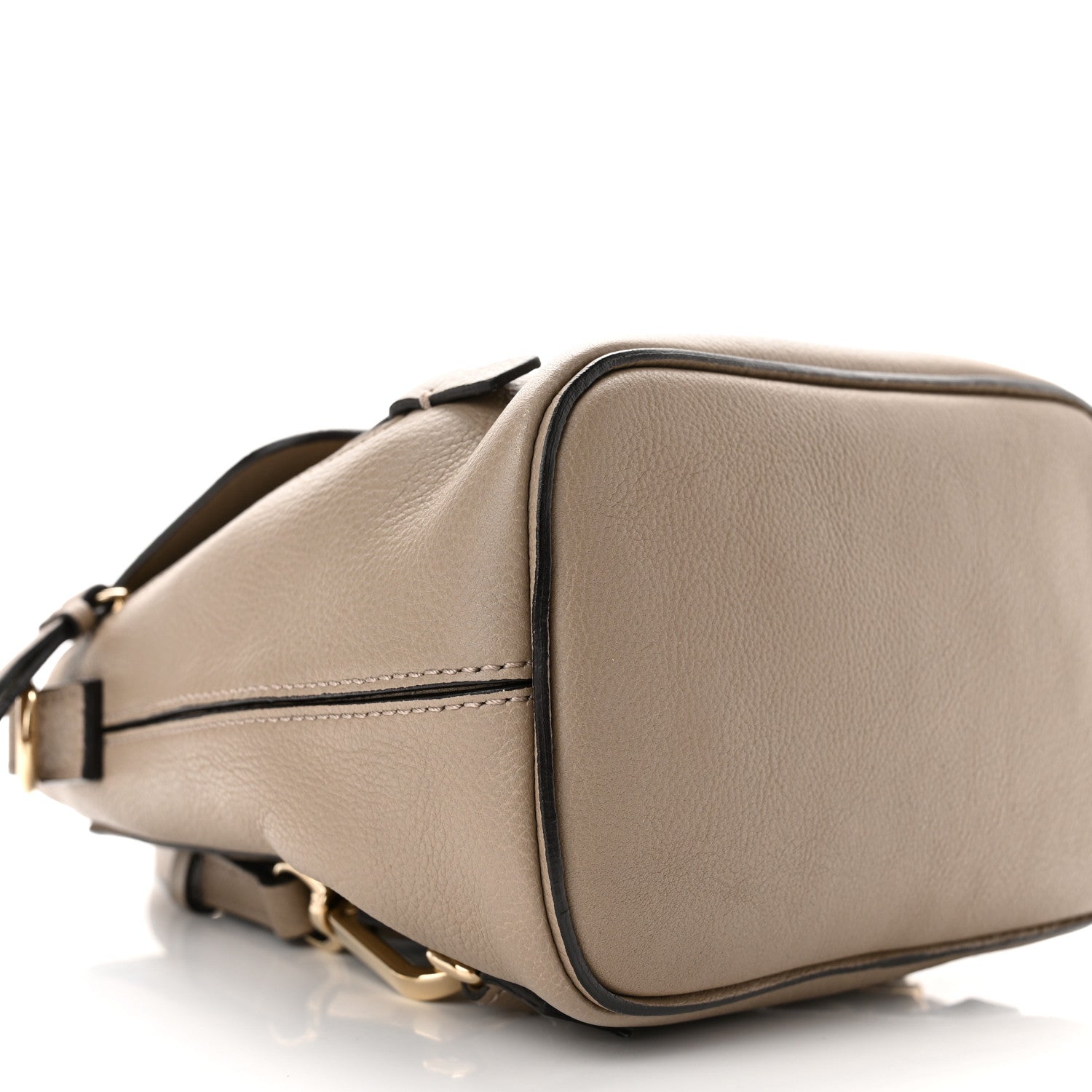 Chloe Suede Calfskin Mini Faye Backpack Motty Grey 9 of 10