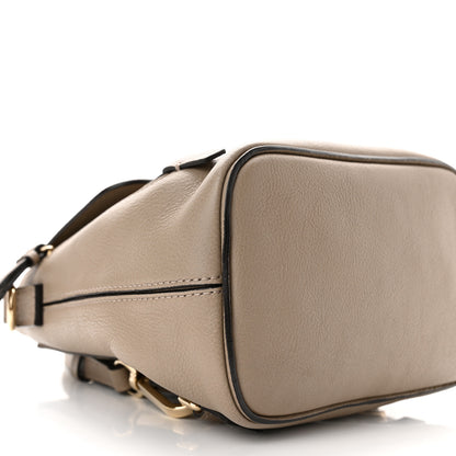 Chloe Suede Calfskin Mini Faye Backpack Motty Grey 9 of 10
