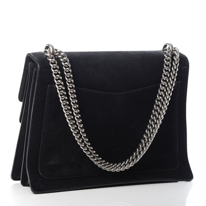 Gucci Suede Medium Dionysus Shoulder Bag Black 3 of 9