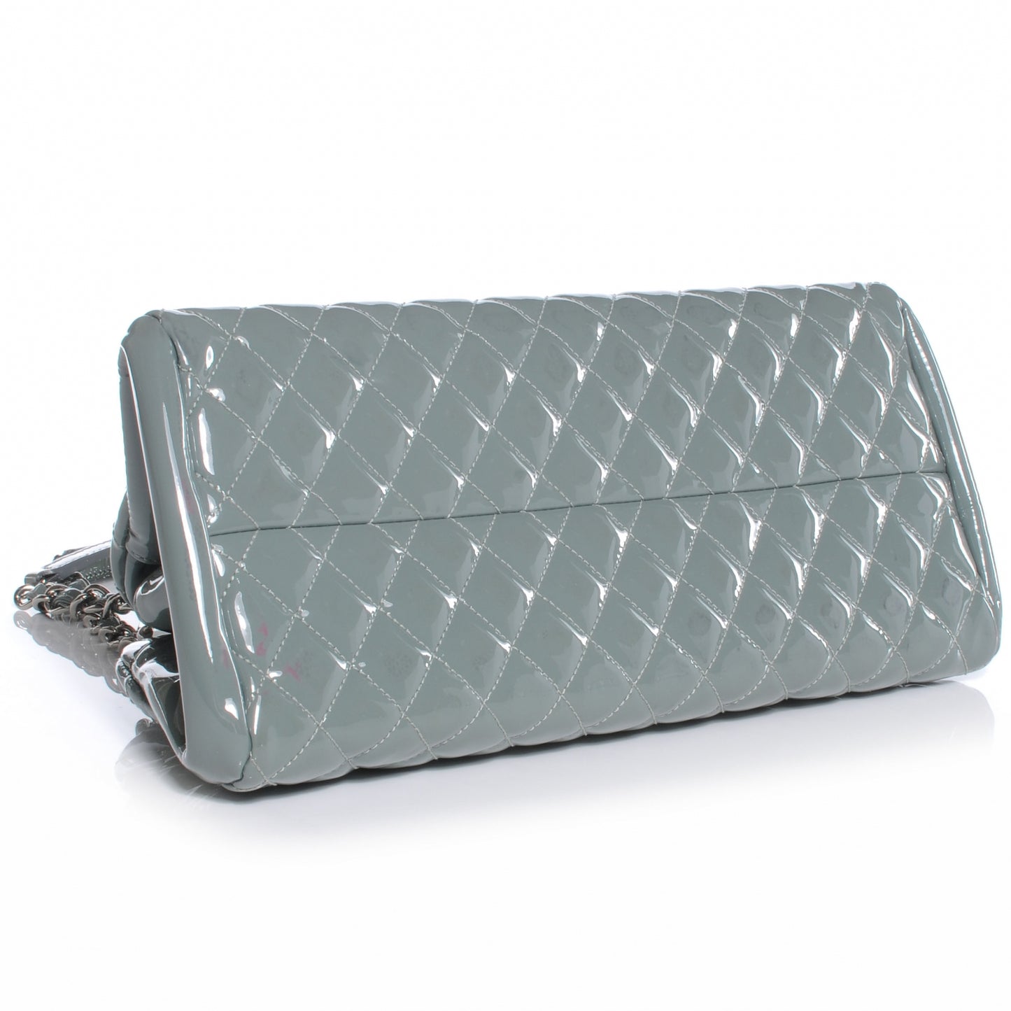 Patent Quilted Medium Just Mademoiselle Grey