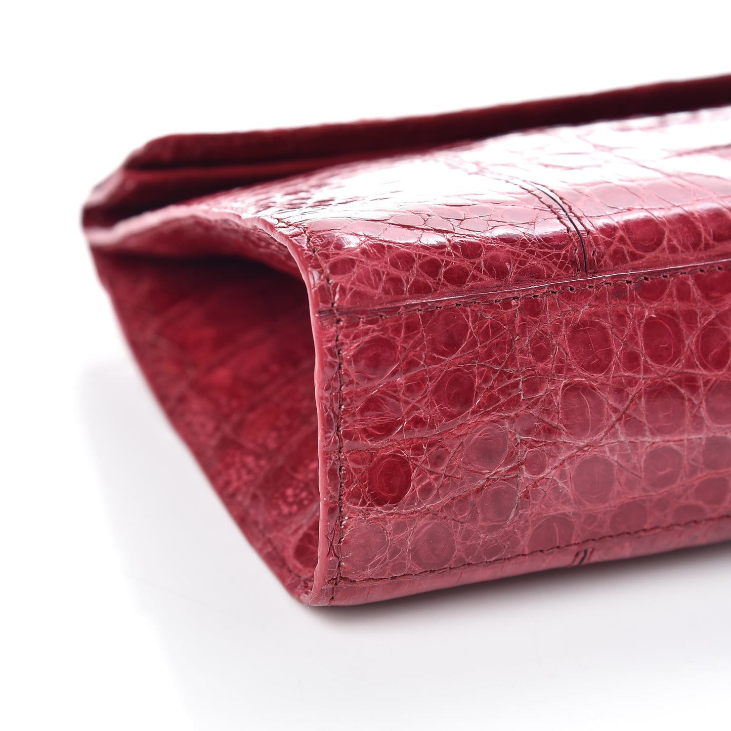 Crocodile Clutch Pink