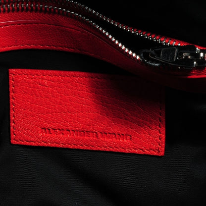 Alexander Wang Pebbled Lambskin Rockie Cola w Silver Hardware 7 of 7