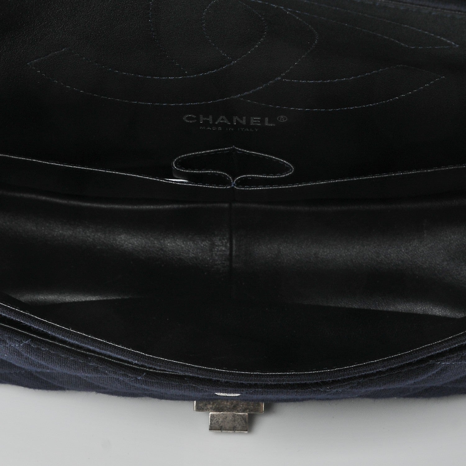 Chanel Jersey Quilted 2.55 Reissue 227 Flap Navy 5 of 7