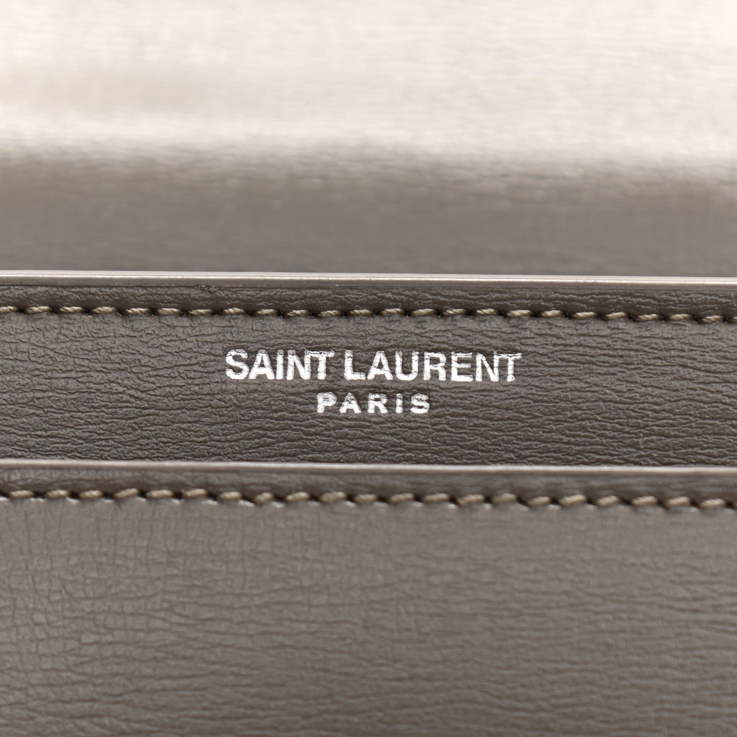 Saint Laurent Suede Calfskin Medium Monogram Sunset Taupe 6 of 10