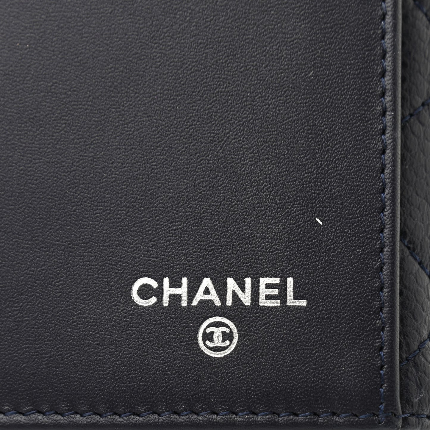 Caviar Quilted Large Flap Wallet Black