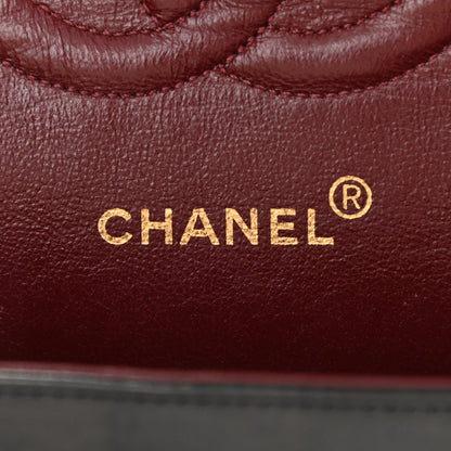 Chanel Lambskin Quilted Medium Double Flap Black 5 of 15