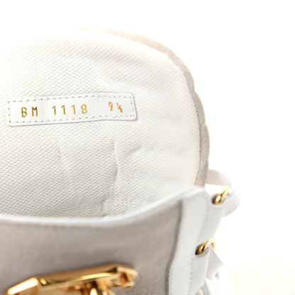 Louis Vuitton Calfskin Suede Mens Creeper Ankle Boots 9.5 White 12 of 12