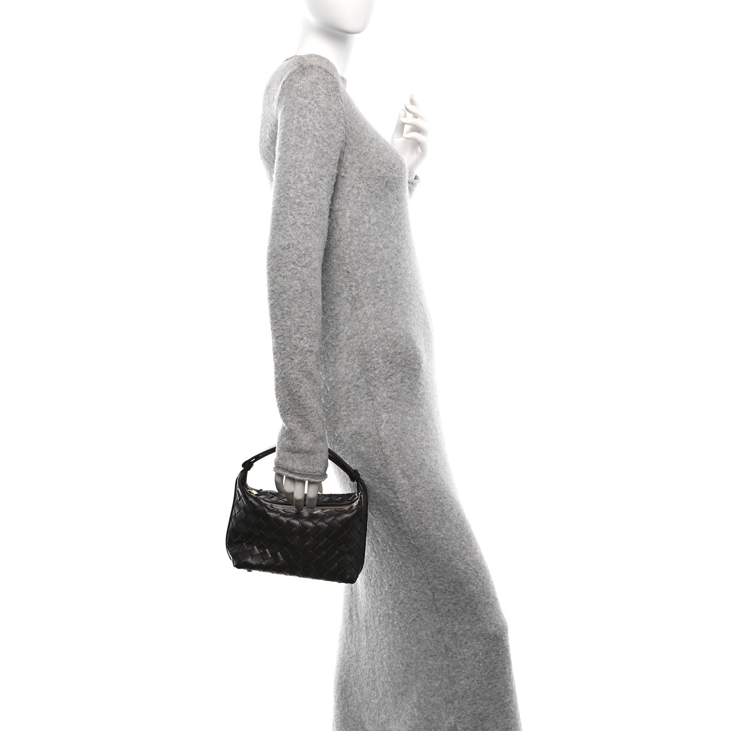 Bottega Veneta Calfskin Nappa Intrecciato Mini Wallace Fondant 2 of 11