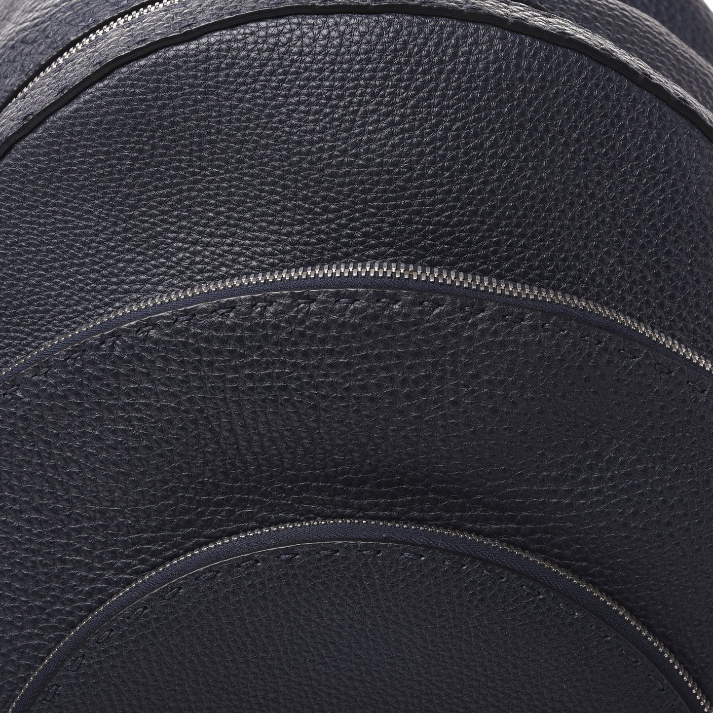 Calfskin Romano Selleria Backpack Navy