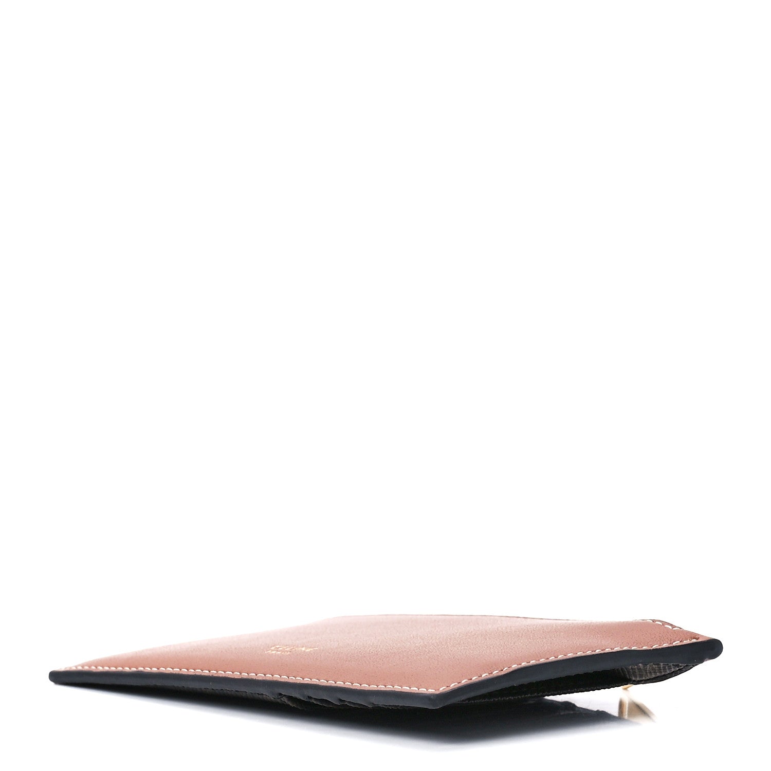 Celine Triomphe Canvas Zipped Card Holder Tan 8 of 10
