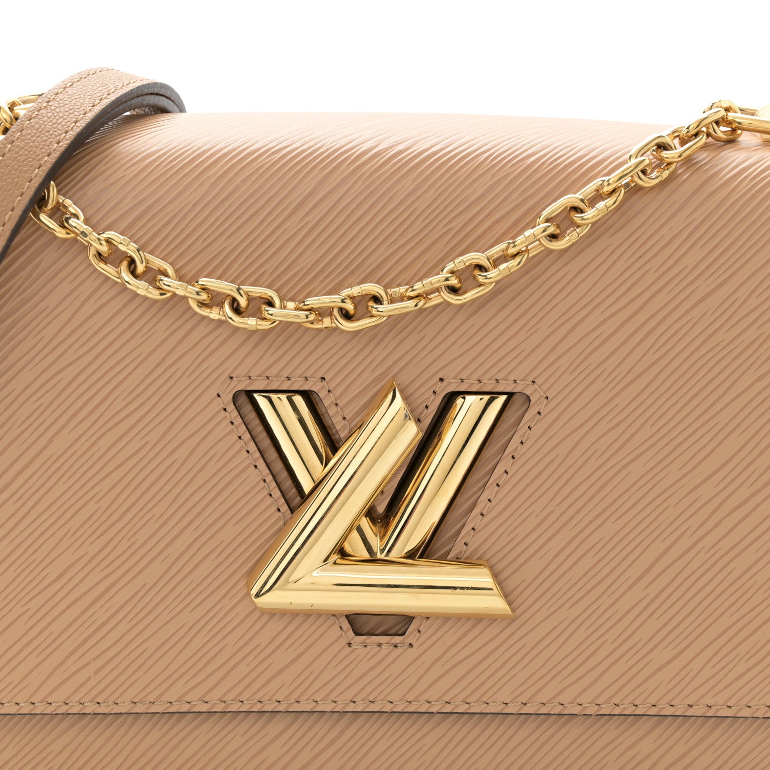 Louis Vuitton Epi Twist Shoulder Bag MM Camel 7 of 10