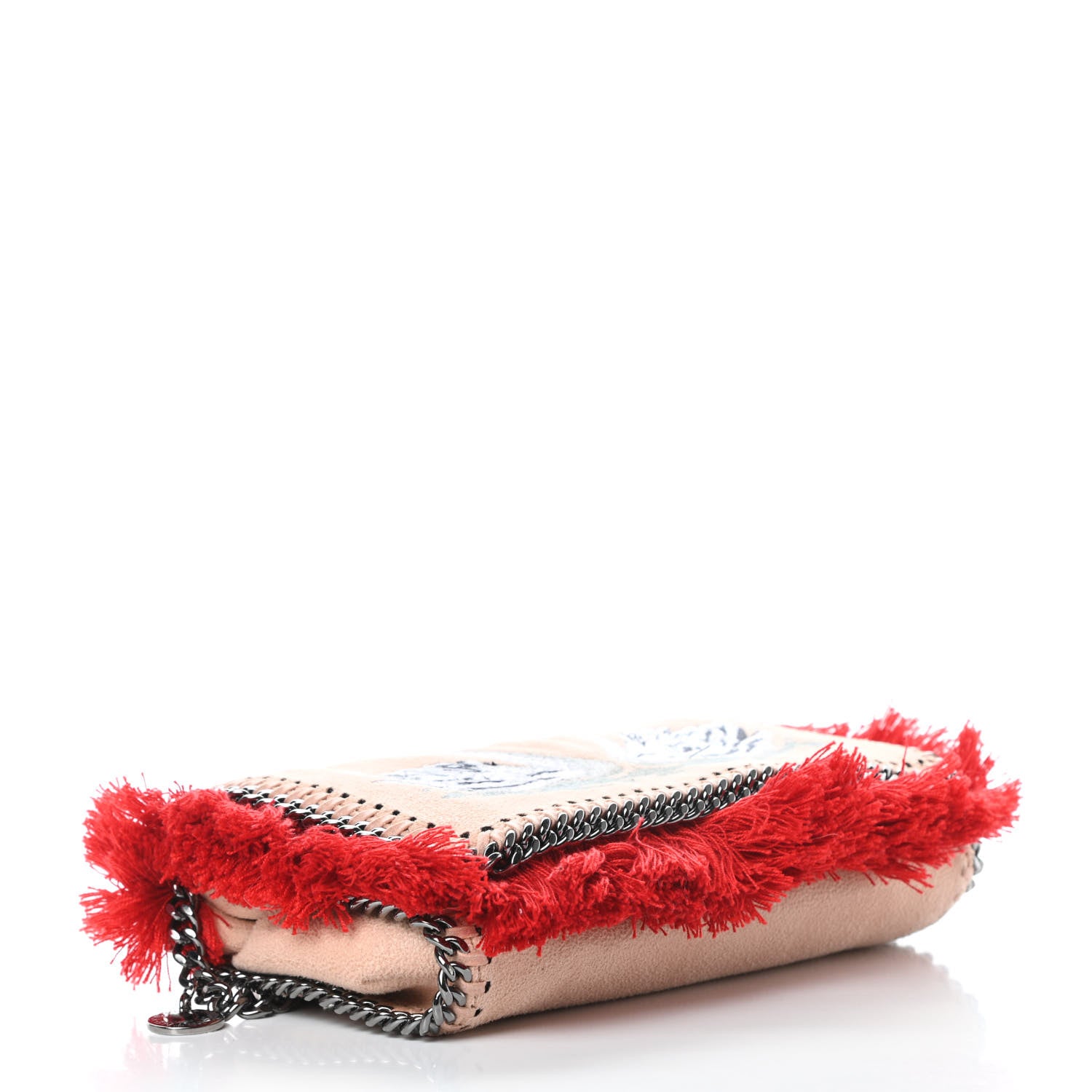 Stella McCartney Shaggy Deer Swan Embroidered Falabella Crossbody 4 of 13
