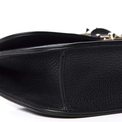Valentino Garavani Denim Medium Glam Lock Rockstud Flap Deep Denim 5 of 10