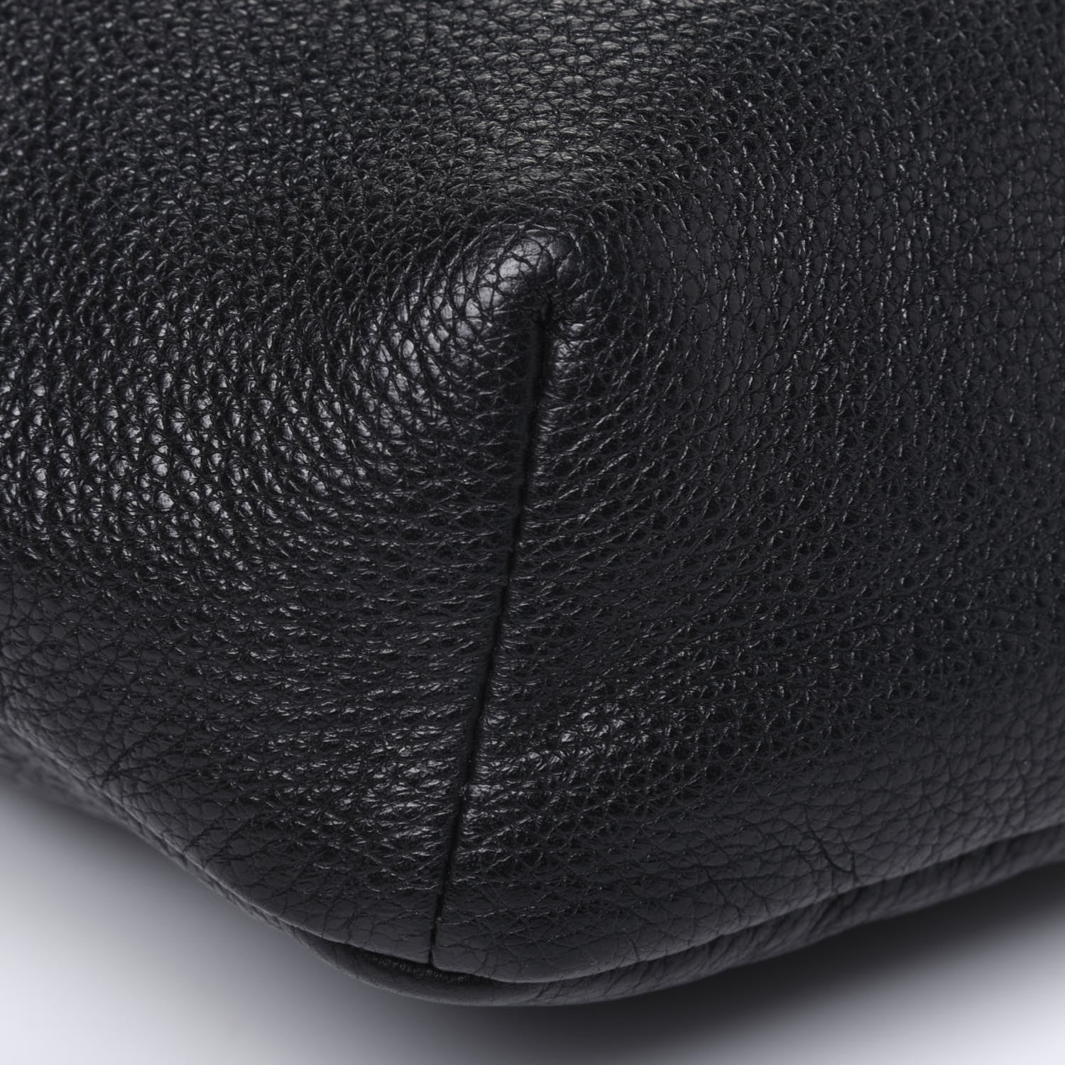 Gucci Grained Calfskin Logo Belt Bag Black 11 of 16