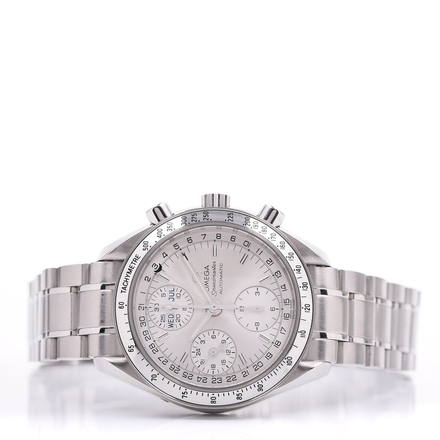 Stainless Steel 38mm Speedmaster Automatic Watch 3525.30.00