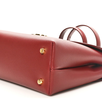 Celine Supple Grained Calfskin Medium Nino Light Burgundy 8 of 9
