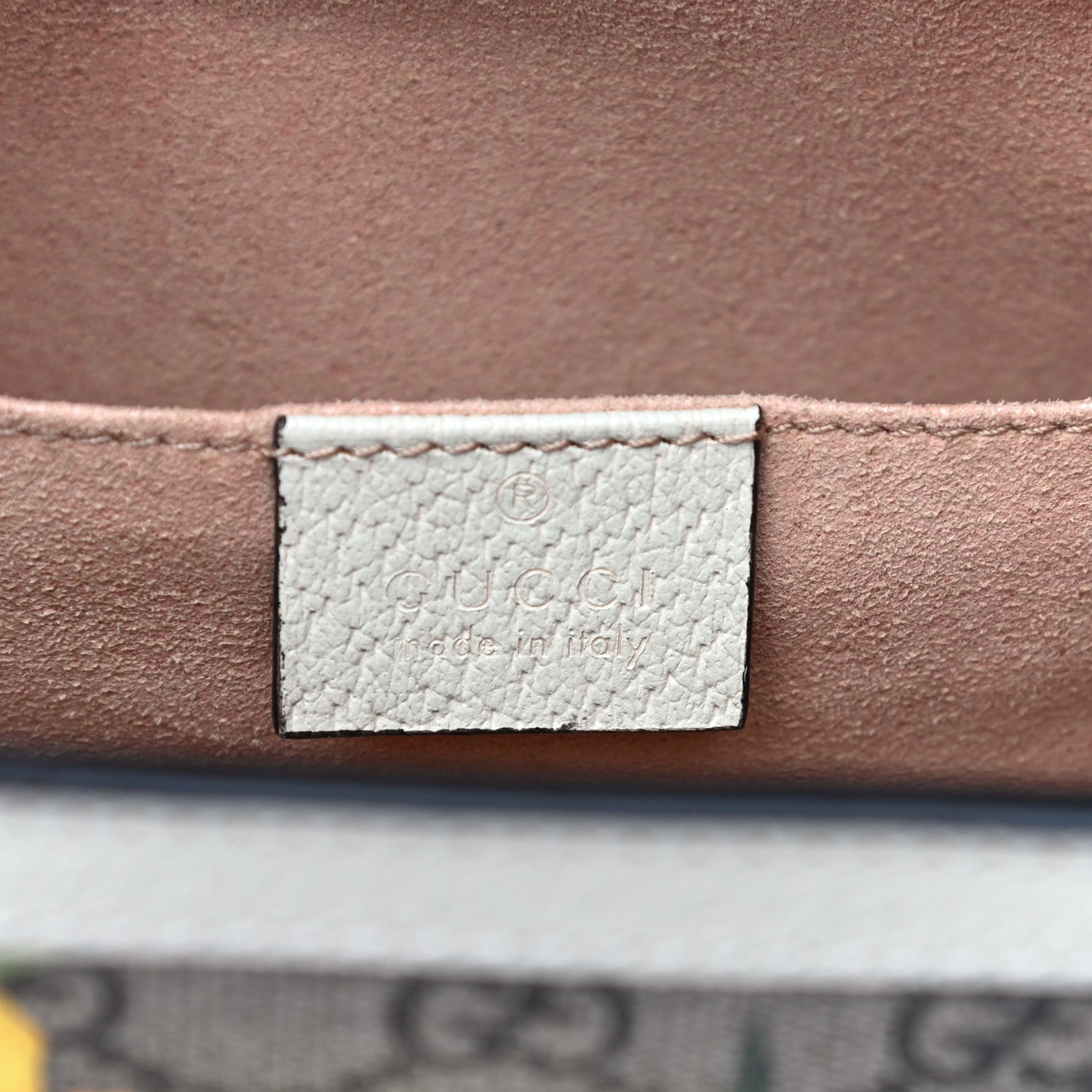 Gucci GG Supreme Monogram Flora Textured Calfskin Small Padlock Tote Beige Ebony Multicolor Mystic White 6 of 11