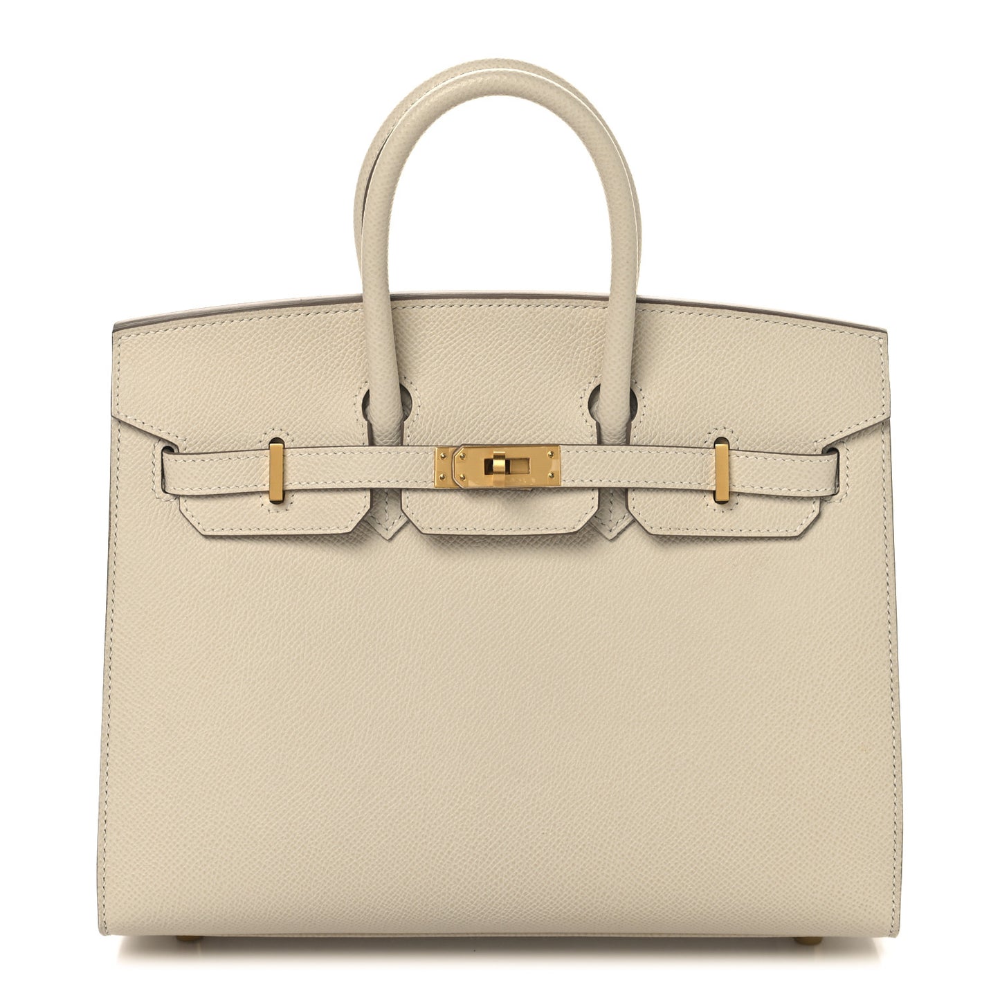 Epsom Horseshoe Birkin Sellier 25 Craie Gris Tourterelle