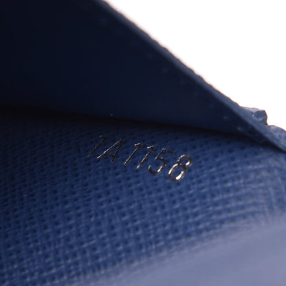 Louis Vuitton Epi Brazza Wallet Blue Celeste 7 of 8