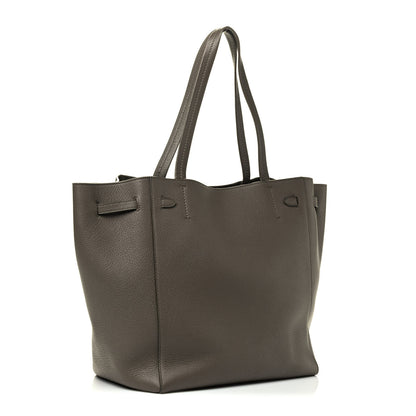 Celine Soft Grained Calfskin Small Belt Cabas Phantom Taupe 2 of 7