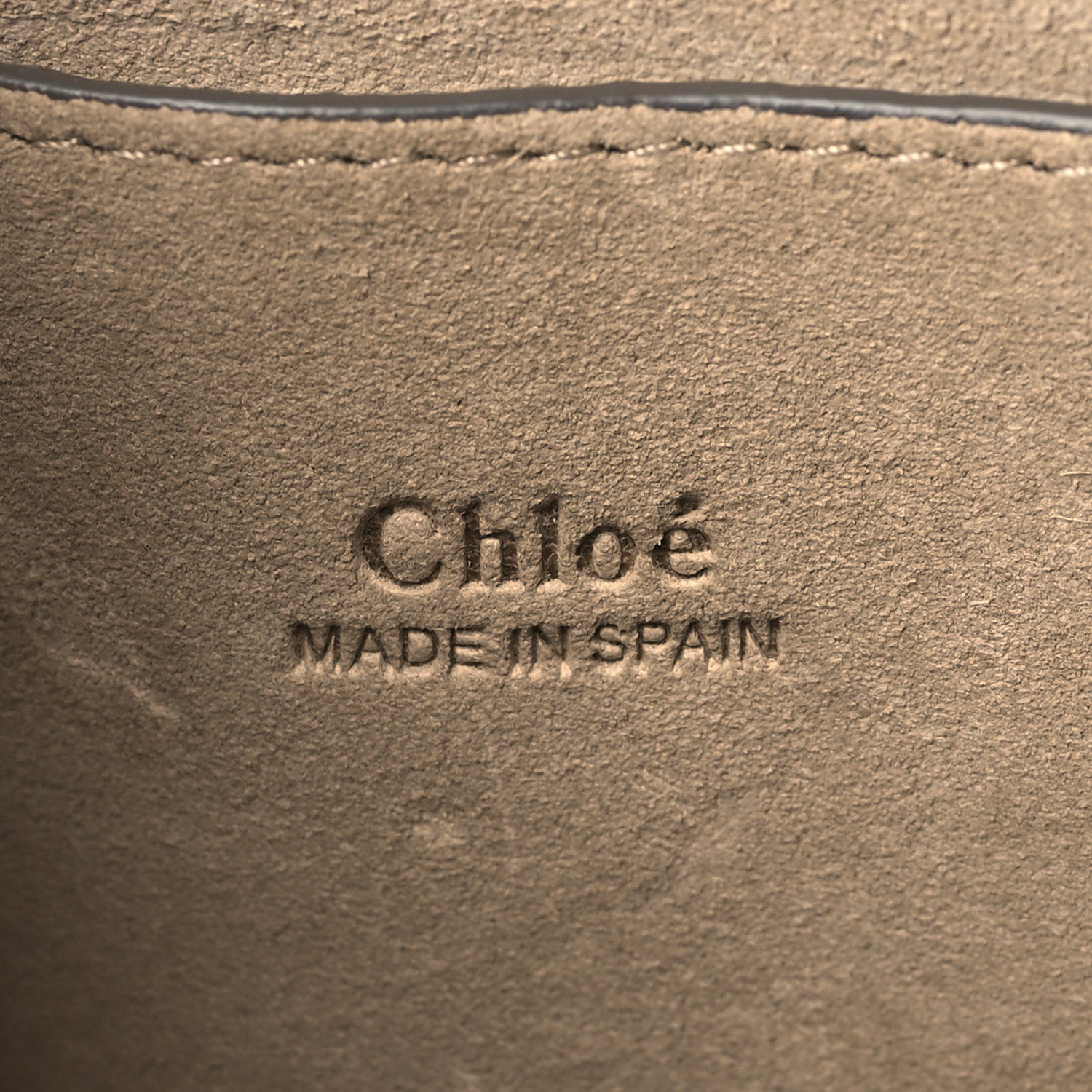 Chloe Suede Calfskin Small Faye Shoulder Bag Motty Grey 6 of 10