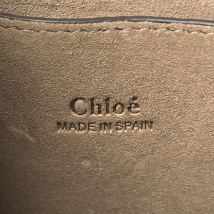 Chloe Suede Calfskin Small Faye Shoulder Bag Motty Grey 6 of 10