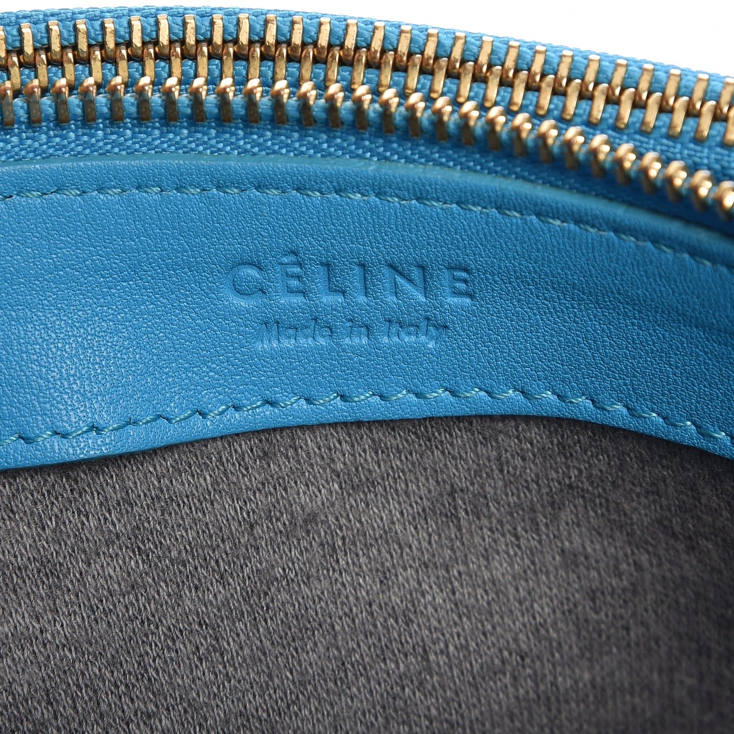 Lambskin Large Trio Crossbody Bag Turquoise