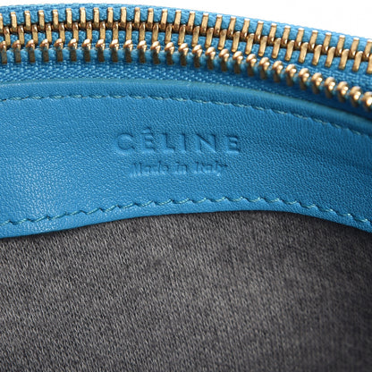 Celine Lambskin Large Trio Crossbody Bag Turquoise 6 of 9