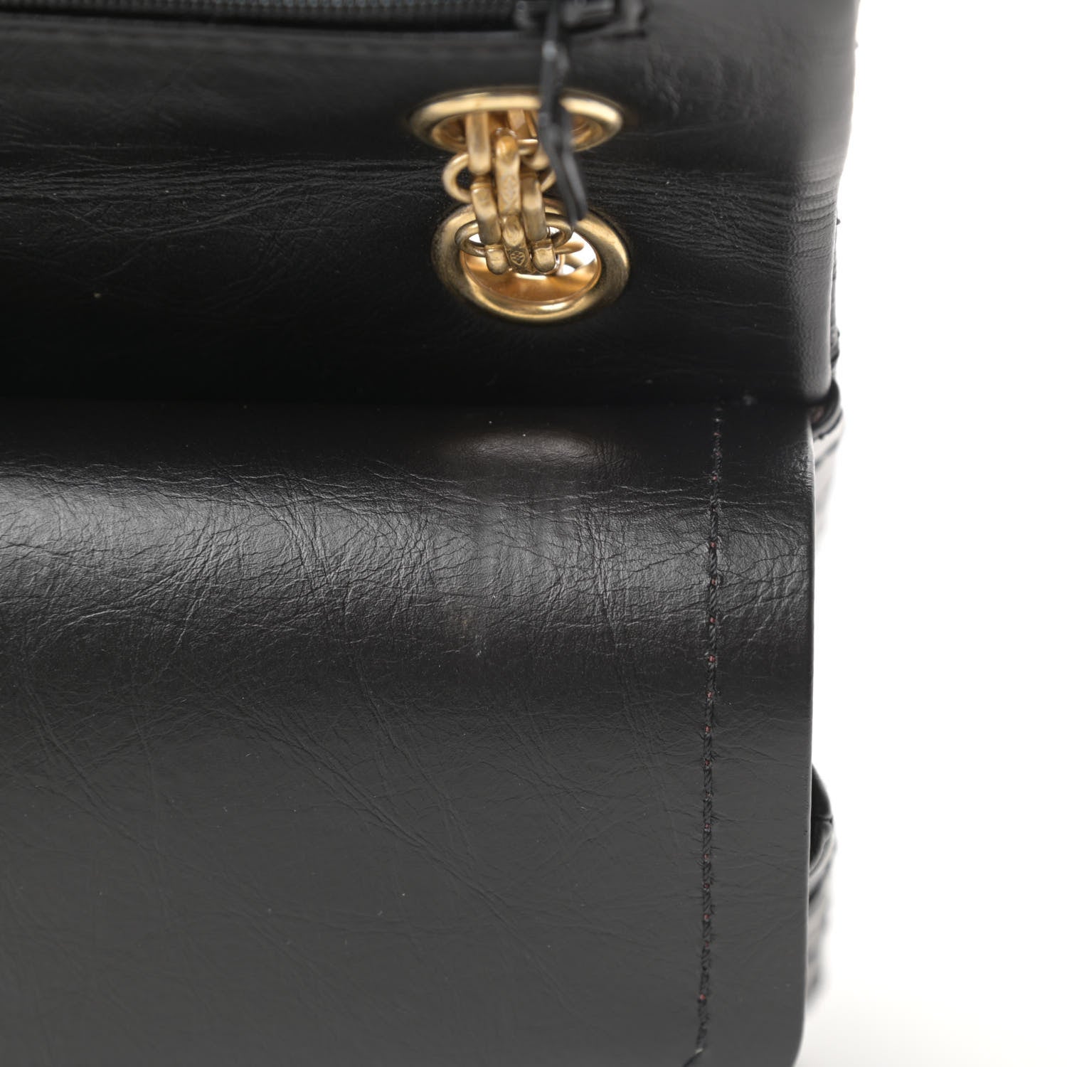 Chanel Aged Calfskin Quilted 2.55 Reissue 225 Flap Black 12 of 15