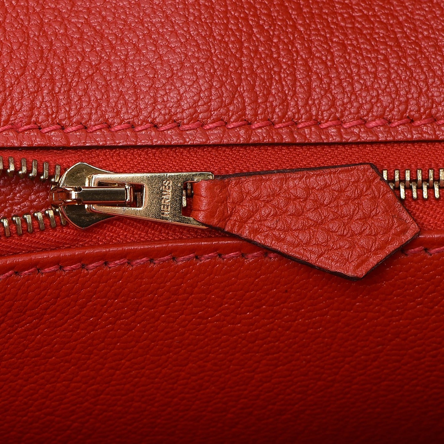 Togo Birkin 35 Rouge Casaque