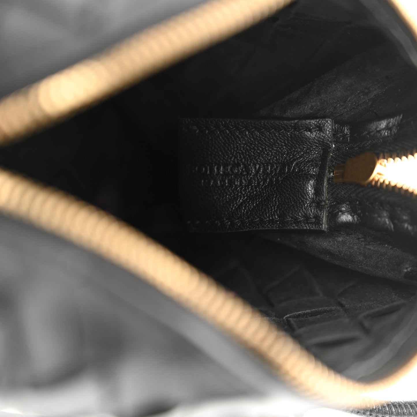 Nappa Intrecciato Mini Loop Camera Bag Black