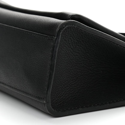 Louis Vuitton Soft Calfskin Mylockme Chain Bag BB Black 9 of 13