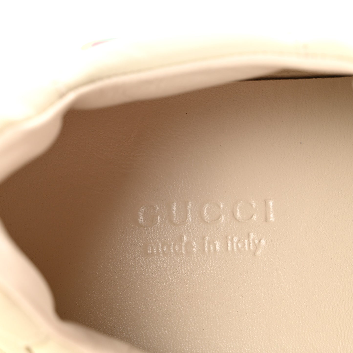 Calfskin Logo Womens Rhyton Sneakers 36 Ivory