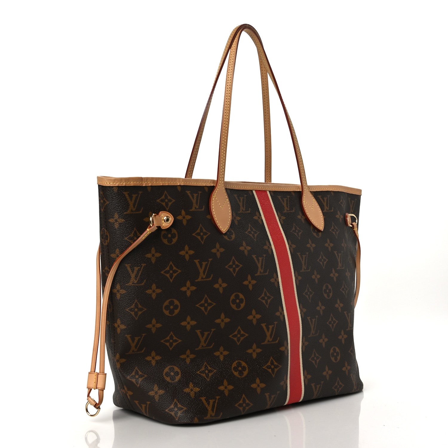 Louis Vuitton Monogram My LV Heritage Neverfull MM Rouge White 3 of 10