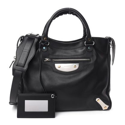 Balenciaga Veau Amp Plate Silver Hardware Velo Black 1 of 10