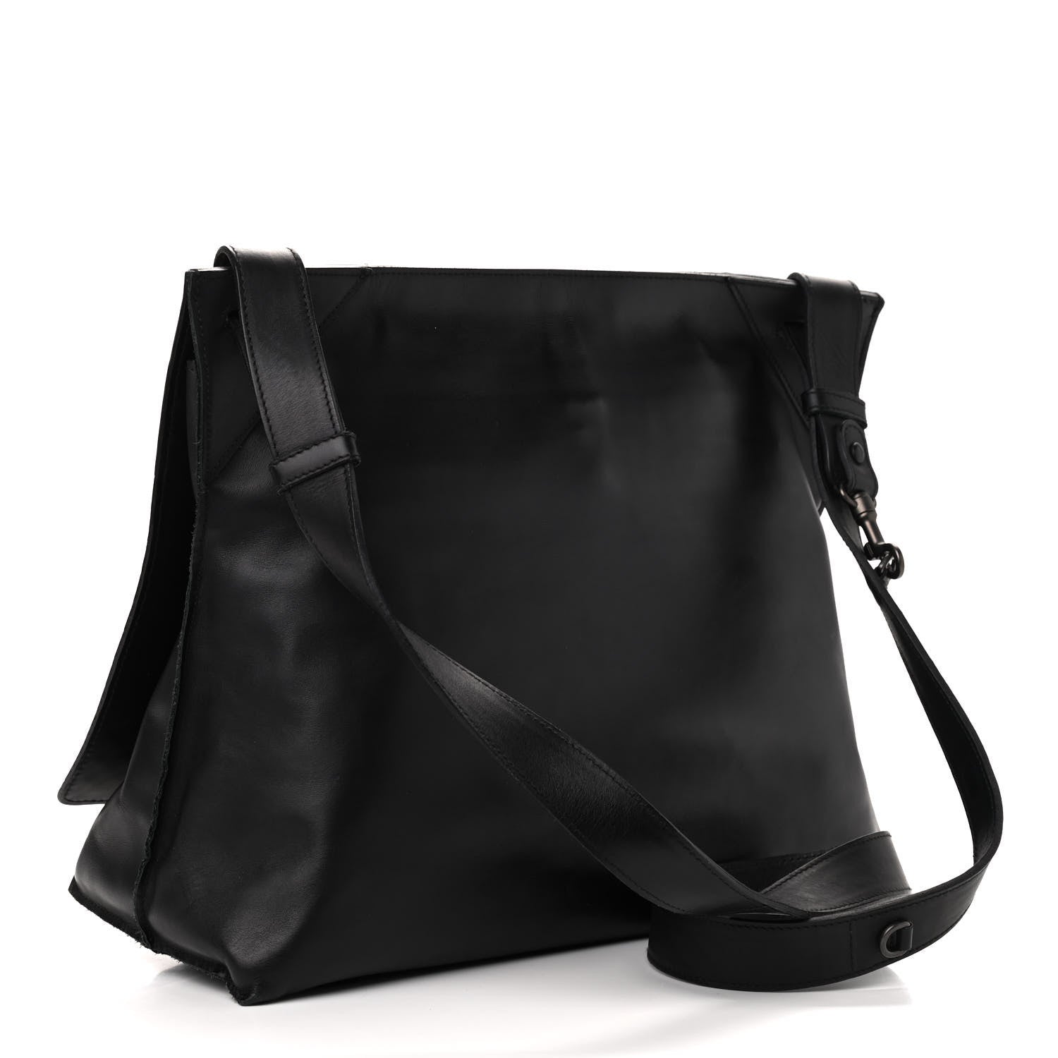 Bottega Veneta Nappa Intrecciato Messenger Bag Black 2 of 11
