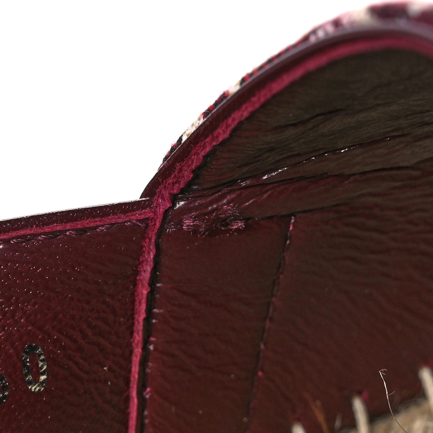 Jacquard Since 1854 Starboard Espadrille Flats 38 Bordeaux