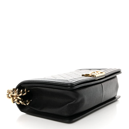 Chanel Caviar Quilted Medium Boy Flap Black 4 of 10
