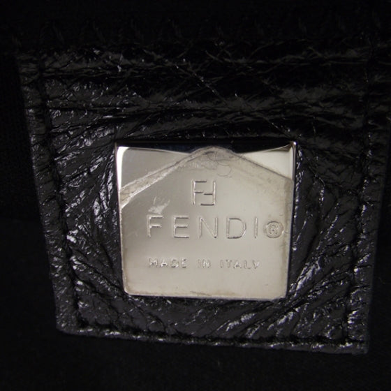 Fendi Canvas Mama Baguette Black 7 of 11