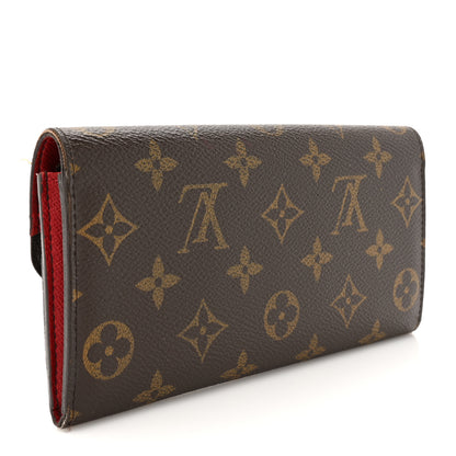 Louis Vuitton Monogram Emilie Wallet Fuchsia 3 of 15