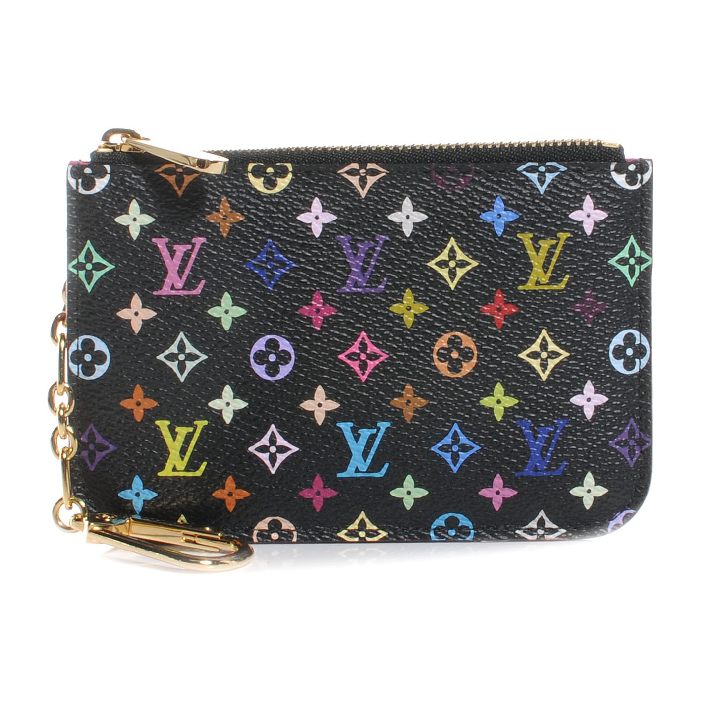 Monogram Multicolor Key Pouch Black Grenade
