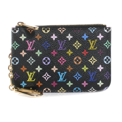 Louis Vuitton Monogram Multicolor Key Pouch Black Grenade 1 of 7