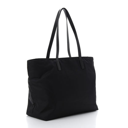 Prada Tessuto Nylon Saffiano Tote Black 2 of 8