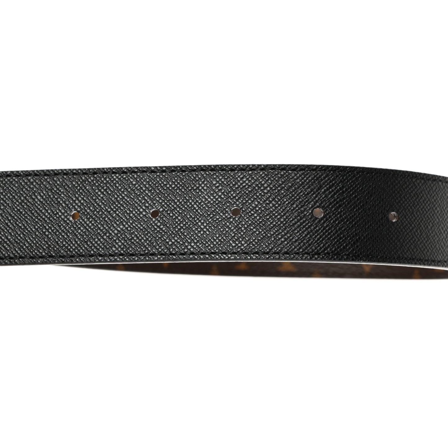 Calfskin Monogram 30mm LV Initiales Reversible Belt 95/38 Black