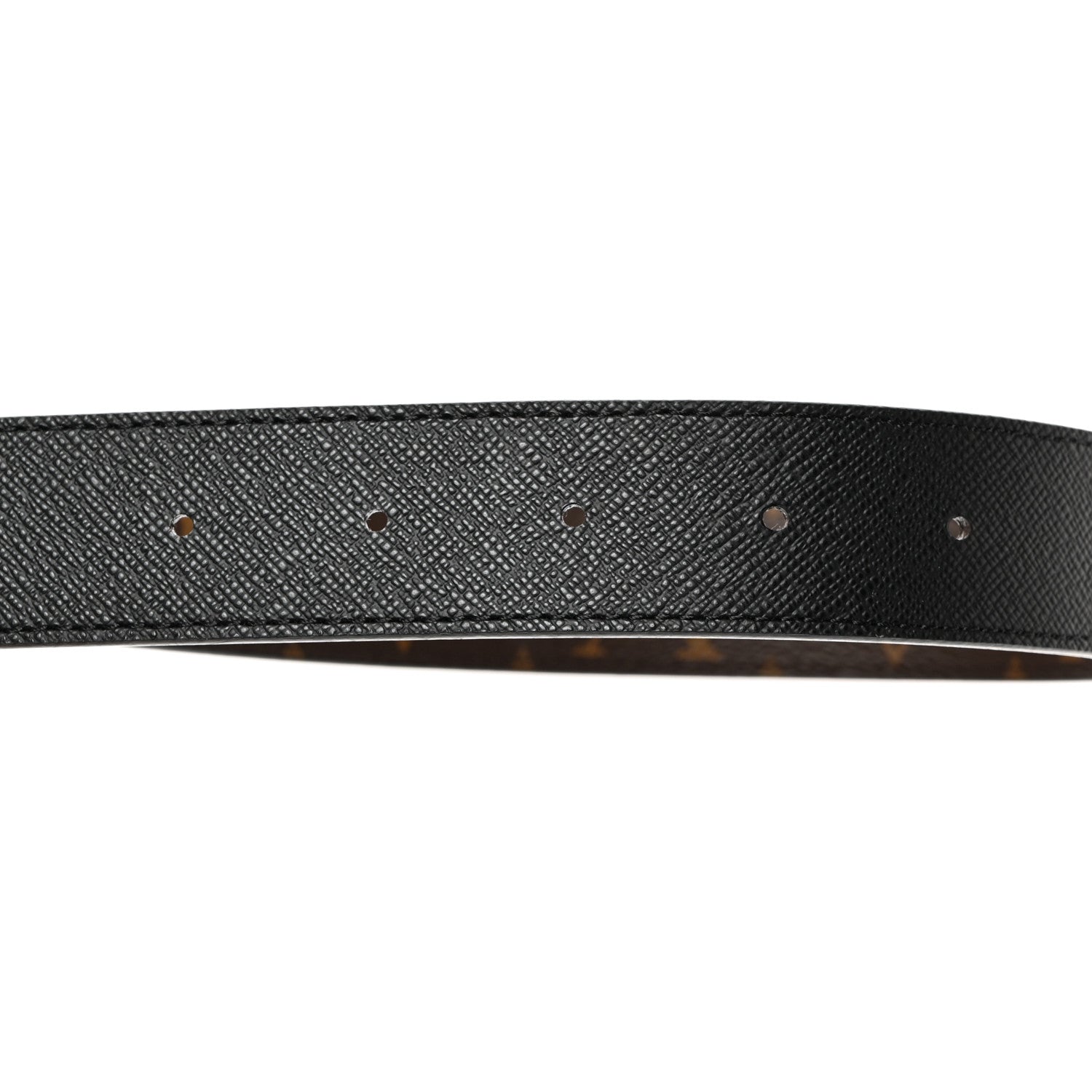 Louis Vuitton Calfskin Monogram 30mm LV Initiales Reversible Belt 95/38 Black 5 of 9