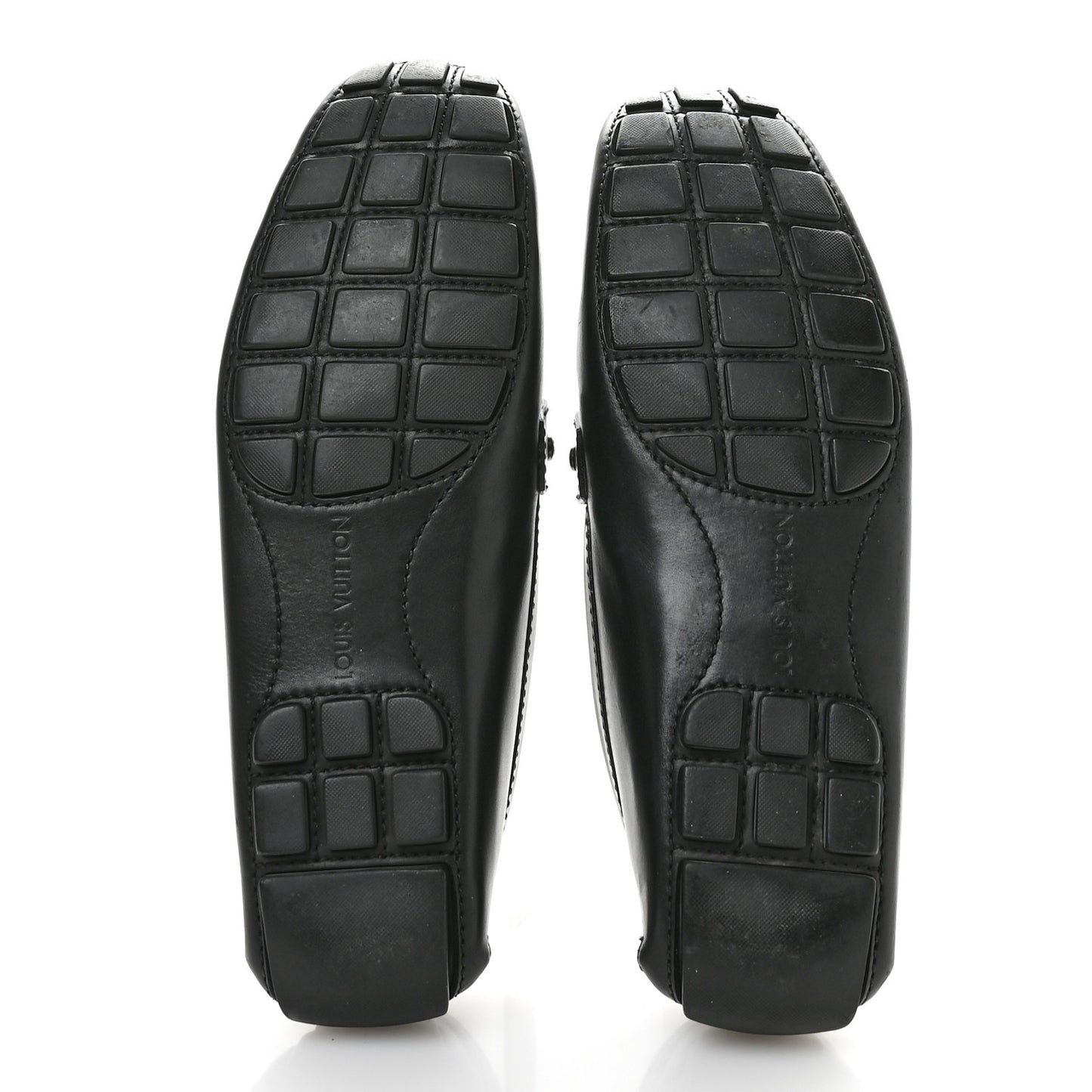 Calfskin Mens Monte Carlo Car Shoe Moccasin Loafers 10.5 Black