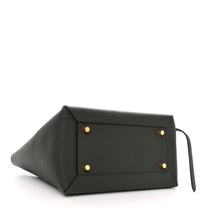 Celine Grained Calfskin Mini Belt Bag Dark Green 4 of 9